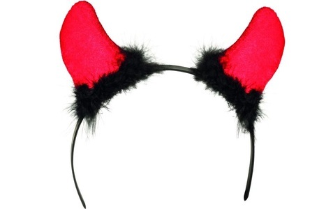 undefined, Teufelshörner Haarreif, Boland - Diadem Teufelshörner, One Size, Rot