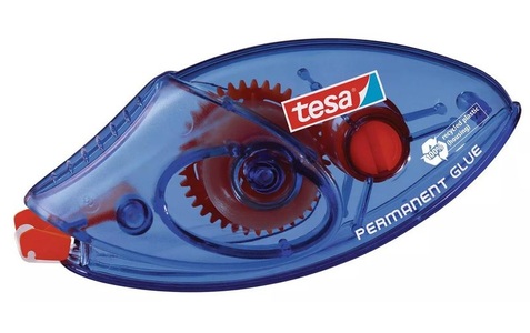 Tesa, tesa Kleberoller ecoLogo® permanent, tesa Kleberoller-Set ecoLogo Permanent, 5er Pack