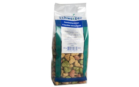 Schweizer, schweizer Gemüse-Herzchen für Nager 350g, schweizer Gemüse-Herzchen für Nager 350g