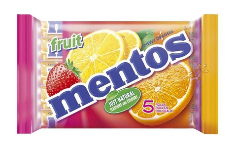 Mentos, Mentos Fruit MP5, Mentos Bonbons Fruit 190 g