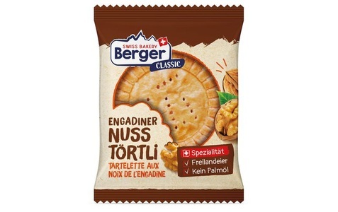 Berger, Berger Engadiner Nusstörtli 74g, Berger Engadiner Nusstörtli 74g