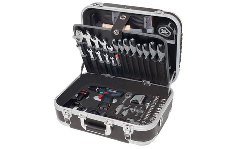 Kraftwerk, Kraftwerk Werkzeugkoffer »Bosch«, (162 St.), Kraftwerk Werkzeugkoffer »Bosch«, (162 St.)