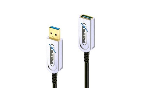 FiberX, FiberX USB 3.1-Verlängerungskabel FX-I650 AOC USB A - USB A 12 m, FiberX USB 3.1-Verlängerungskabel FX-I650 AOC USB A - USB A 12 m