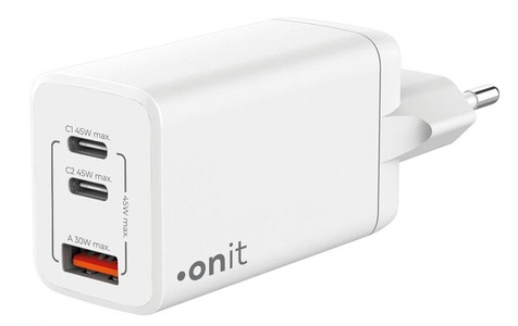 onit, onit USB-Wandladegerät Trial QC4+ 45 W GaN Weiss, onit USB-Ladegerät »Trial QC4+ 4«
