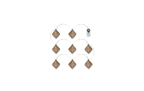 undefined, LED-Lichterkette »Sirius Nellie, Braun«, 8 St.-flammig, Sirius LED-Lichterkette »LED-Lichterkette Nellie, Braun«, 8 St.-flammig