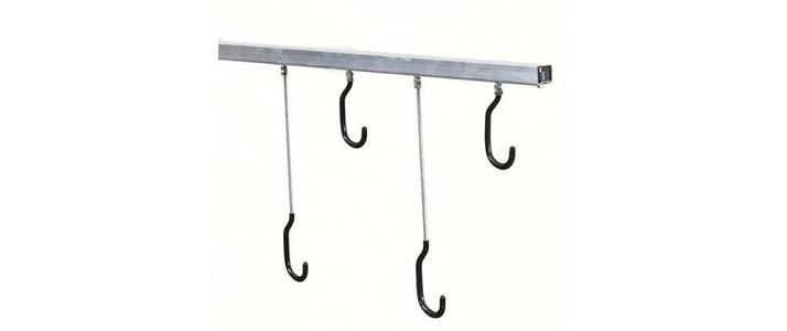 Vitelli, Vitelli Fahrradwandhalter Trolley Aufhängesystem für 4 Velos, 