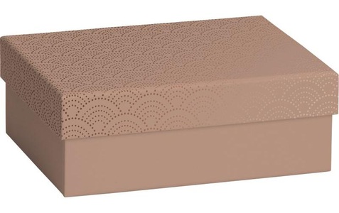 Stewo, Stewo Geschenkboxen mit Deckel Anaya 12 x 16.5 x 6 cm, Rosa, 