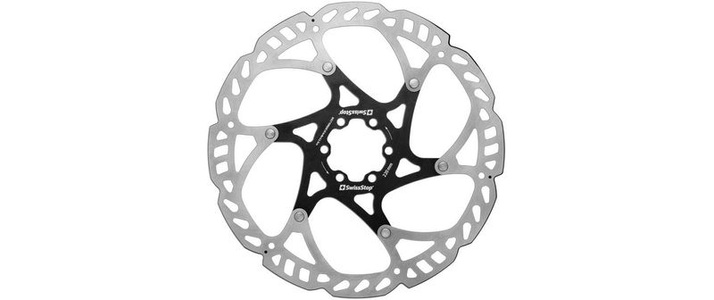 SwissStop, SwissStop Catalyst Bremsscheibe 6-Loch silber/schwarz 220mm 2022 Bremsscheiben, SwissStop Bremsscheibe Catalyst Pro (Ø 220 mm) 6-Loch