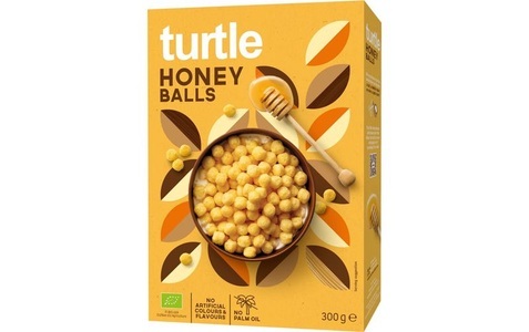 Turtle, turtle Cerealien Bio Honey Balls 300 g, turtle Cerealien Bio Honey Balls 300 g