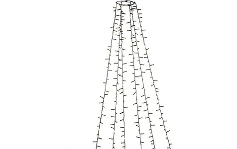 Konstsmide, Konstsmide 6651-830 LED-Baummantel Außen EEK: E (A - G) netzbetrieben Anzahl Leuchtmittel 1080 LED Bernstein Beleuchtete, KONSTSMIDE LED-Baummantel »Ring 6 Stränge 1080 Lampen«