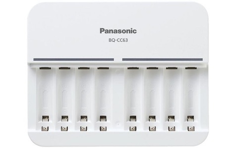 Panasonic, Panasonic BQ-CC63E Rundzellen-Ladegerät NiMH Micro (AAA), Mignon (AA), Panasonic Ladegerät Eneloop BQ-CC63