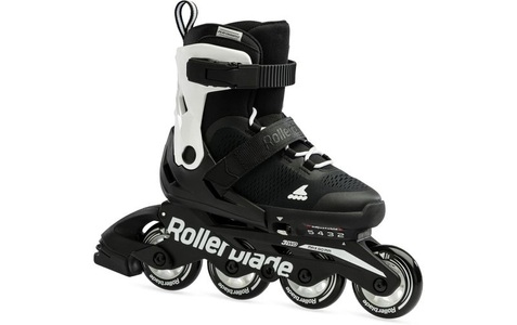 Rollerblade, Rollerblade Microblade Inlineskates schwarz, ROLLERBLADE Inline-Skates Microblade 175 Black/White