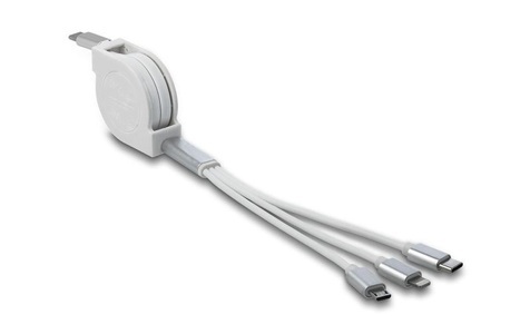 Delock, Delock USB-Ladekabel USB C - Lightning/Micro-USB B/USB C 0.98 m, Delock USB-Ladekabel USB C - Lightning/Micro-USB B/USB C 0.98 m