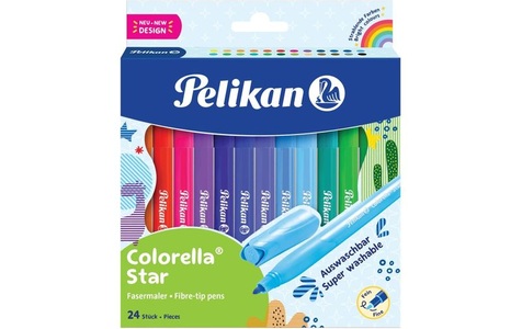 Pelikan, PELIKAN Filzstifte Colorella 7814515 star, 24er Kartonetui, PELIKAN Filzstifte Colorella 7814515 star, 24er Kartonetui