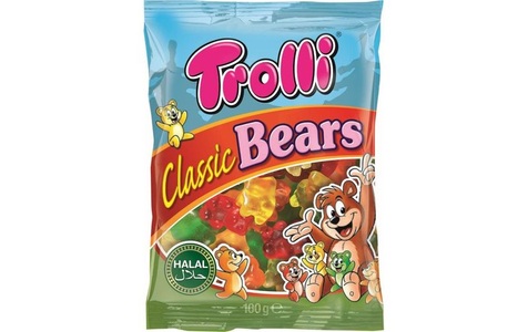 Trolli, Trolli Classic Bears Halal 100g, Trolli Classic Bears Halal 100g