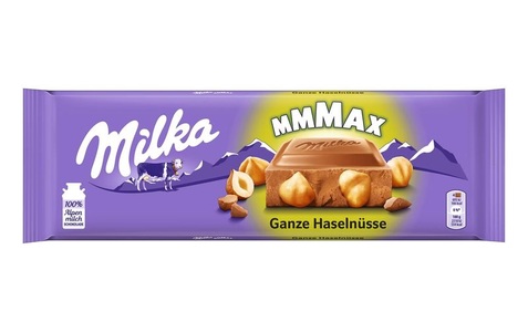 Milka, Milka ganze Haselnüsse 270g, Milka Ganze Haselnüsse 270g XXL-Tafel
