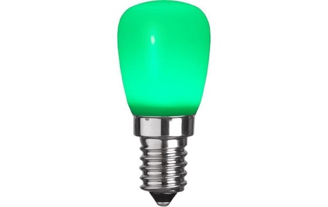 Star Trading, Star Trading Star Trading Lampe Outdoor, LED-Lampe E14 ST26 aus Kunststoff, grün