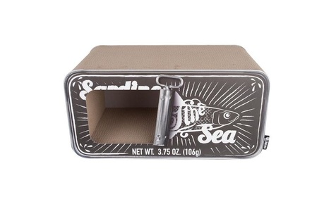 District70, DISTRICT70 Katzen-Kratzbrett/-Höhle SARDINE Schwarz