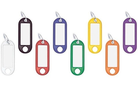 Wedo, WEDO Schlüsselanhänger mit Ring, 100 Stück, WEDO Schlüsselanhänger mit Ring, 100 Stück