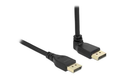 Delock, Delock Kabel Oben gewinkelt DisplayPort - DisplayPort, 5 m, 4K 60Hz, Delock Kabel Oben gewinkelt DisplayPort - DisplayPort, 5 m, 4K 60Hz