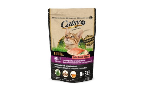 Catsy, Catsy Adult Cat Hairball Lachs 1kg, Catsy Trockenfutter Adult Hairball Cat Salmon, 1 kg