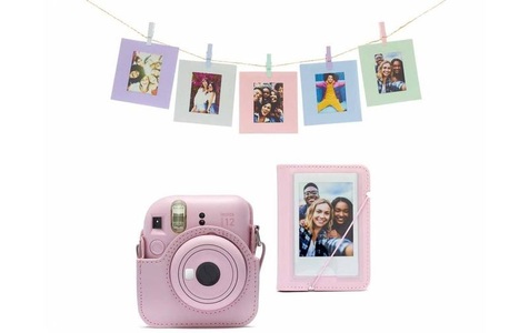 Fujifilm, Fujifilm Instax Mini 12 Accessory Kit Pink Kameratasche, Fuji, Etuis Kompakt, Fuji Instax Mini 12 Accessory Kit Pink, Produkte & Wohnen