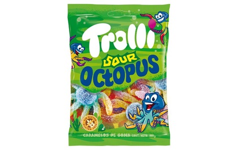 Trolli, Trolli Saure Octopus 100 g, Trolli Saure Octopus 100g