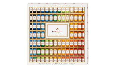 undefined, Niederegger Klassiker Variationen 1,075kg XXL-Geschenkverpackung, Niederegger Lübeck Variationen Pralinen mit Zartbitter-Schokolade assortiert (1075g)