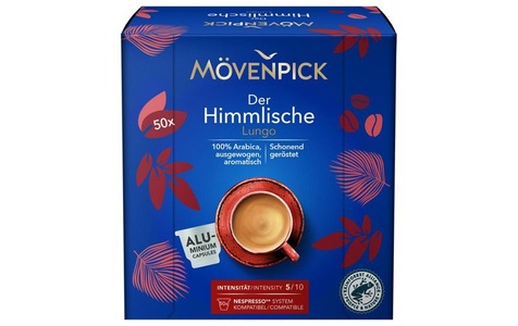 Mövenpick, Mövenpick Kaffeekapseln Der Himmlische 50 Stück, Mövenpick Kaffeekapseln Der Himmlische 50 Stück