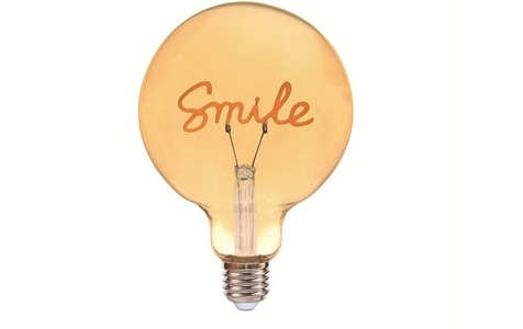 Schoenenberger, SCHOENENBERGER Smile E27 4W - LED Leuchtmittel, Illurbana Lampe Smile stehend, 4W, E27, Warmweiss
