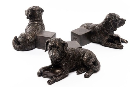undefined, Blumenständer »Potty Feet Liegender Labrador«, Jardinopia Pflanzentopffüsse Potty Feet Liegender Labrador, 3er Set