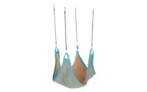 Kerbl, KERBL Hängematte für Nager - blau/beige, Kerbl Pet Hängematte für Nager - blau/beige