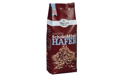 Bauckhof, Bauckhof Bio Glutenfreies Hafermüsli, Schokolade, Bauckhof Hafermüsli Schoko, glutenfrei
