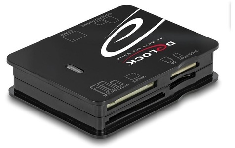 Delock, Delock 91007 Kartenleser Usb 2.0 Unisex Schwarz, Delock Card Reader Extern 91007 All in 1 USB 2.0