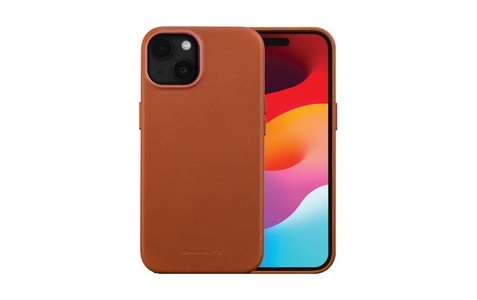 Dbramante1928, dbramante1928 Book Cover Roskilde iPhone 15 Braun, Dbramante1928 - Case iPhone 15 Roskilde, Light Beige