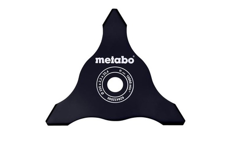 Metabo, Metabo 628432000 Ersatzmesser, Metabo Dickichtmesser 3-flügelig