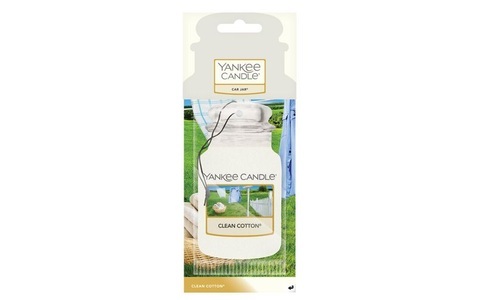 Yankee Candle, Yankee Candle Clean Cotton Car Jar 1 St??ck, Yankee Candle Car Jar Classic Lufterfrischer Clean Cotton (1 Stk)