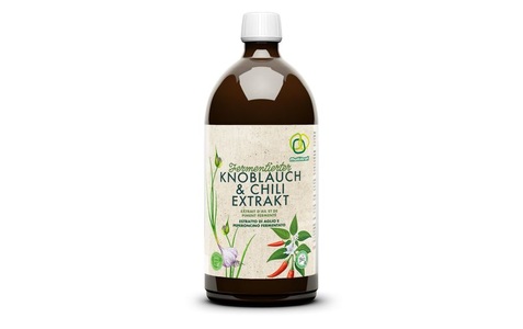 Multikraft, Multikraft Konzentrat BIO Fermentierter Knoblauch-/Chiliextrakt, 1 l, 