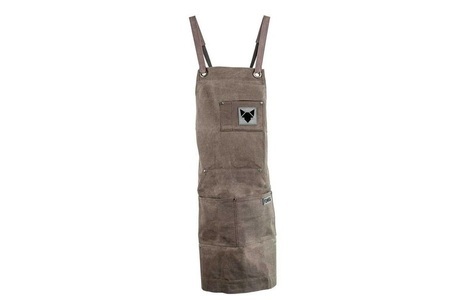 Fennek Grill, FENNEK Grill Grillschürze Baumwolle, gewachst, braun, Fennek Grill Grillschürze Baumwolle, gewachst, Grau