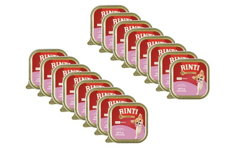 RINTI, Rinti Gold Mini mit Ente & Geflügel 16x100g, Rinti Gold Mini mit Ente & Geflügel 16x100g