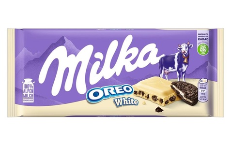 Milka, Oreo, Milka Oreo White 100g, Milka Oreo White 100g Weiße Schokolade