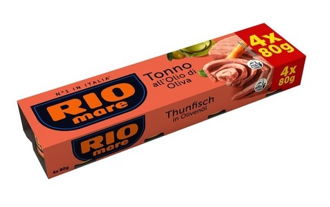 Rio mare, RIO mare Dose Thunfisch in Olivenöl 4 x 80 g, RIO mare Dose Thunfisch in Olivenöl 4 x 80 g