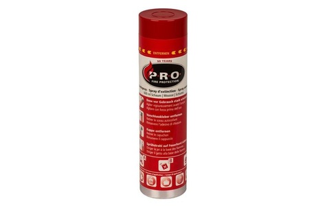 Pro, PRO Feuerlöscher Schaum, 600 ml, 720 g Brandklasse ABF, PRO Feuerlöscher Schaum, 600 ml, 720 g Brandklasse ABF
