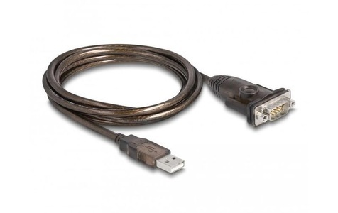 Delock, Delock Serial-Adapter 62645 USB Typ-A zu RS-232 mit Muttern, Delock Serial-Adapter 62645 USB Typ-A zu RS-232 mit Muttern