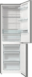 FORS  Kühl-Gefrierkombination freistehend FORS FFC601854NE Front Edelstahllook und silber