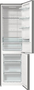FORS  Kühl-Gefrierkombination freistehend FORS FFC602004NE Front Edelstahllook und silber