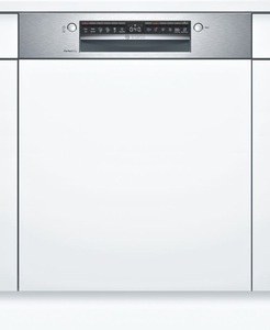 Bosch, Bosch Serie 6, Teilintegrierter Geschirrspüler, 60 cm, Edelstahl, SMI6ZCS07E, Bosch Serie 6, Teilintegrierter Geschirrspüler, 60 cm, Edelstahl, SMI6ZCS07E