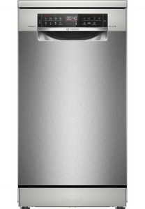 Bosch, Bosch Geschirrspüler SPS6YMI14E, Bosch Serie 6, Freistehender Geschirrspüler, 45 cm, Silver Inox, SPS6YMI14E