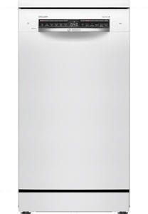 Bosch, Bosch Geschirrspüler SPS4ELW01D, Bosch Serie 4, Freistehender Geschirrspüler, 45 cm, Weiß, SPS4ELW01D