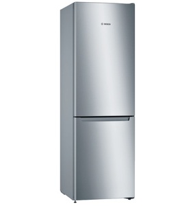 Bosch, Serie 2 KGN36NLEA Kühl- und Gefrierkombination Freistehend 305 l E Edelstahl Serie 2 KGN36NLEA Kühl- und Gefrierkombination Freistehend 305 l E Edelstahl, Bosch - Serie 2 KGN36NLEA Kühl-Gefrier-Kombination, E, One Size
